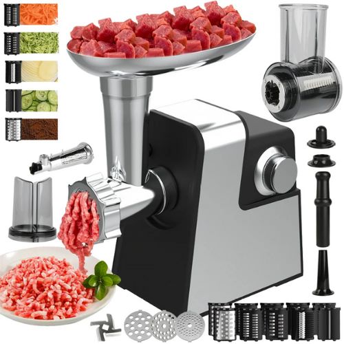 Hachoir a viande électrique avec embouts multifonctions