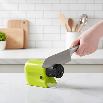 Base antidérapante de l'affuteur de couteaux pour stabilité maximale
