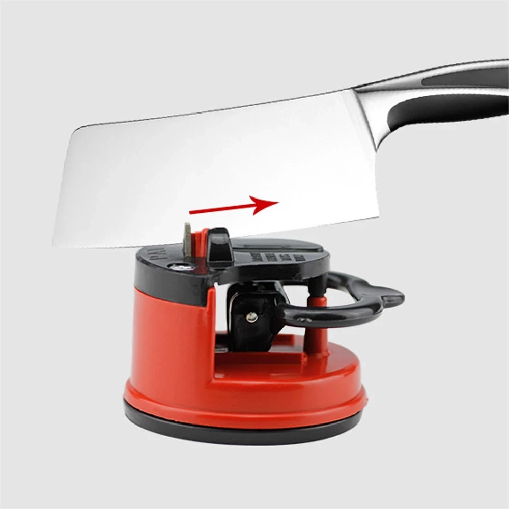 Aiguiseur couteau ventouse compact