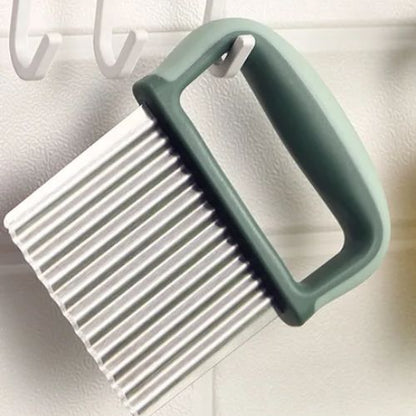 Coupe frite dentelée facile à accrocher avec crochet
