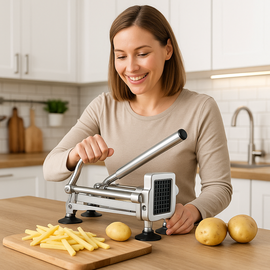 coupe frites poignee pour frites longues parfaites
