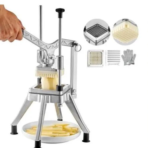 coupe frites verticale avec pieds antiderapants
