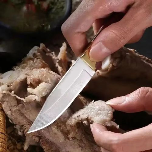 Couteau de cuisine portable coupant légumes avec précision - lame tranchante acier inoxydable
