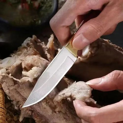 Couteau de cuisine portable coupant légumes avec précision - lame tranchante acier inoxydable
