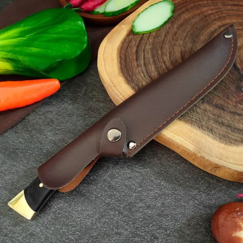 Couteau de cuisine multifonctionnel avec étui de protection - rangement sécurisé et transport facile
