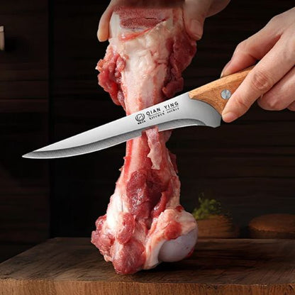Couteau de cuisine désossant viande et volaille - lame tranchante acier inoxydable haute performance
