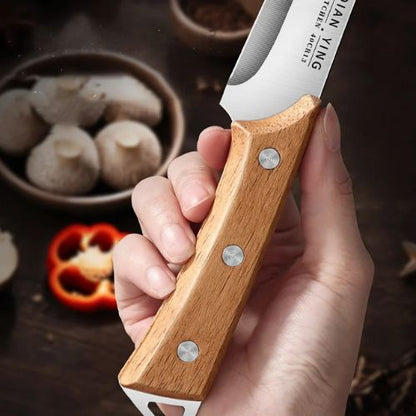 Couteau de cuisine ergonomique avec poignée antidérapante - confort et sécurité pour désosser
