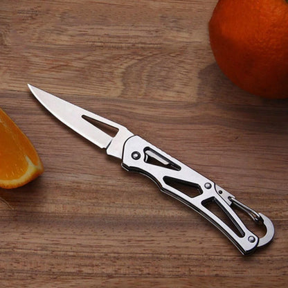 Couteau de cuisine polyvalent porte-clé - multifonction pour camping randonnée pique-nique
