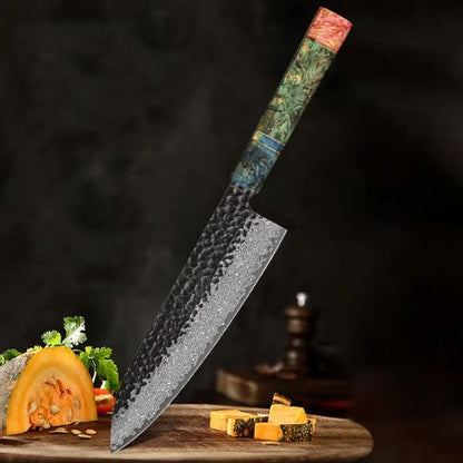 Couteau japonais manche couleur personnalisable
