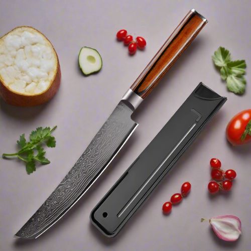 Couteau japonais damas Damascus 67 couches acier premium