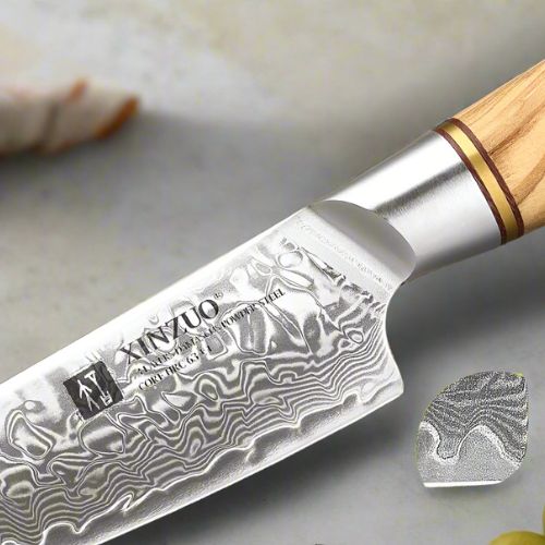 Couteau japonais XINZUO haute qualité acier Damas
