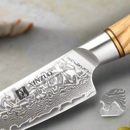 Couteau japonais XINZUO haute qualité acier Damas
