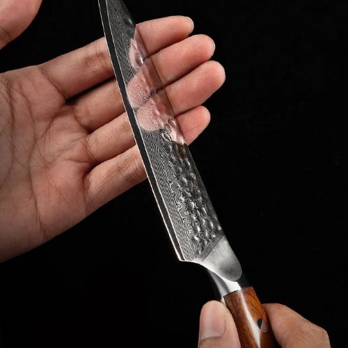 Couteau japonais santoku XINZUO acier Damas 67 couches
