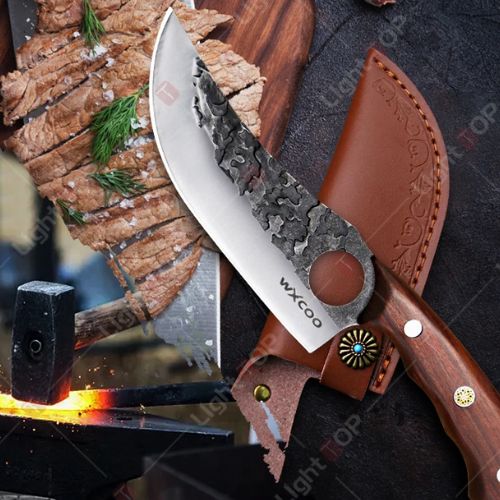 Couteau pour cuisine coupant bavette viande - tranchant exceptionnel pour découpes nettes
