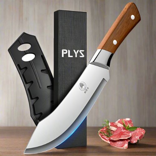 Couteau pour cuisine boucher professionnel - lame ultra-tranchante acier inoxydable robuste
