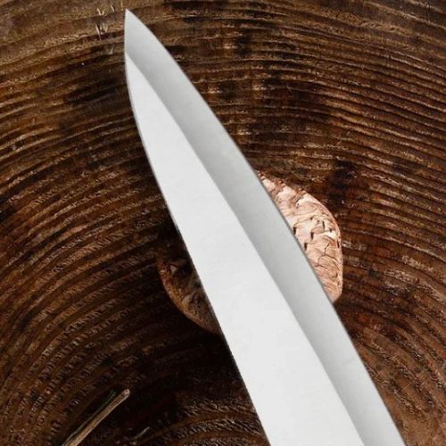 Couteau pour cuisine lame tranchante acier - précision professionnelle pour découpes nettes
