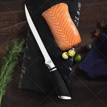 Couteau pour cuisine pointe précise - lame affûtée pour découpes délicates

