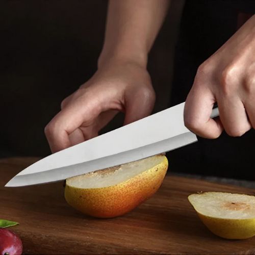 Couteau pour cuisine coupant poire avec précision - polyvalence pour fruits et légumes
