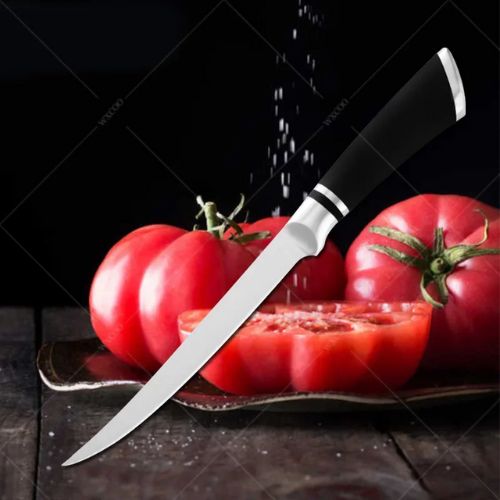 Couteau pour cuisine tranchant tomates - lame équilibrée pour légumes
