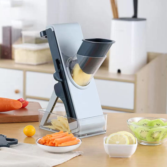 Résultat coupe cuisine mandoline Poly-Chef
