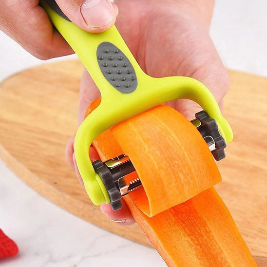 Econome rotatif 3 en 1 éplucher concombres
