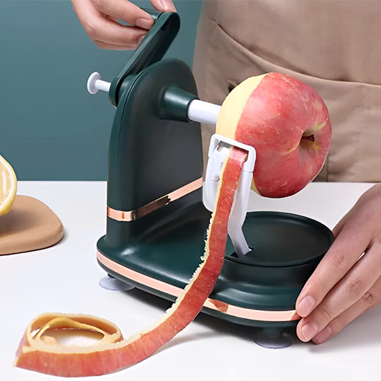 Eplucheur pomme rotatif manivelle facile
