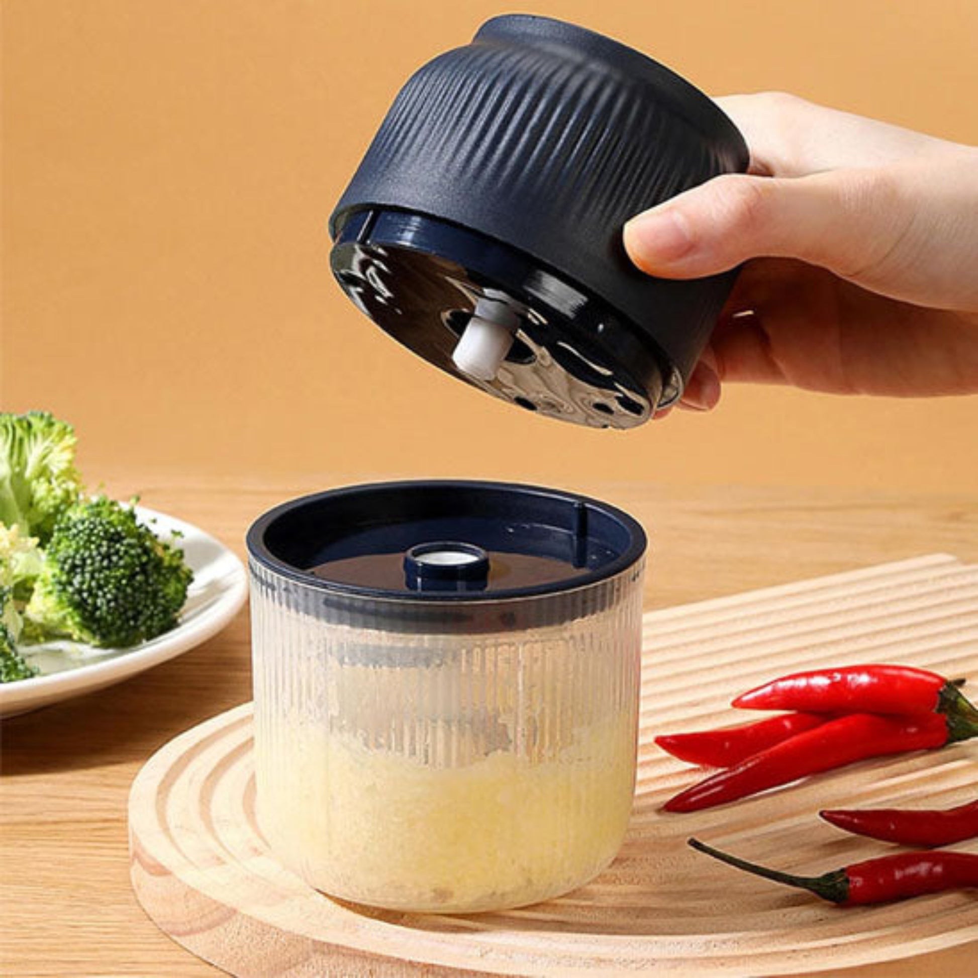 Purée préparée avec le hachoir électrique mini
