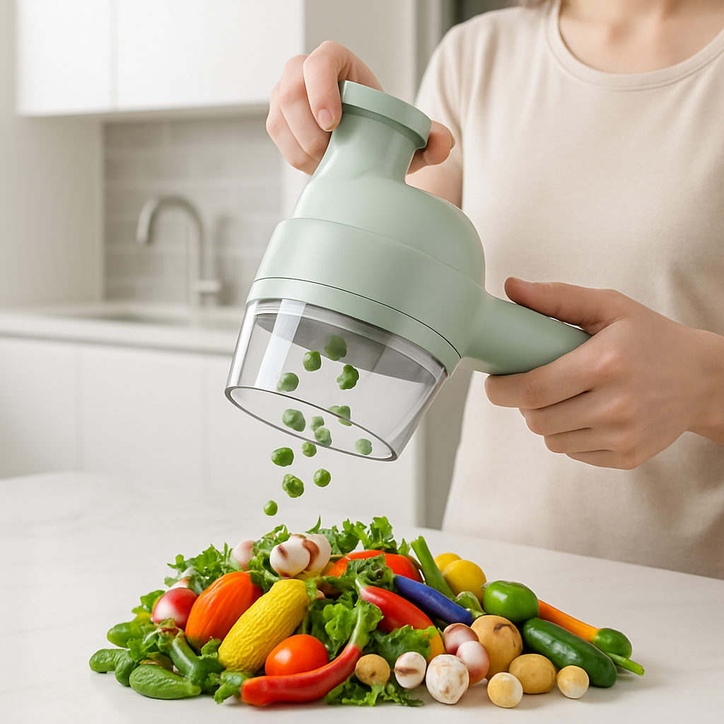 Utilisation du hachoir électrique culinaire pour préparation rapide
