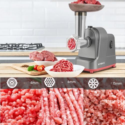 Hachoir a viande avec embouts multifonctions
