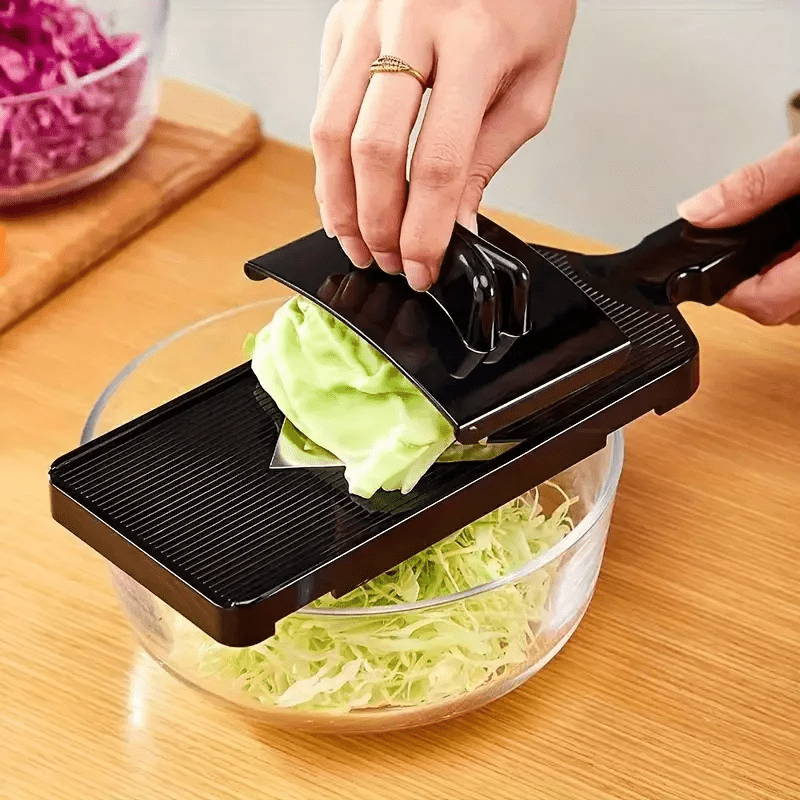 Résultat émincage chou avec mandoline cuisine professionnelle
