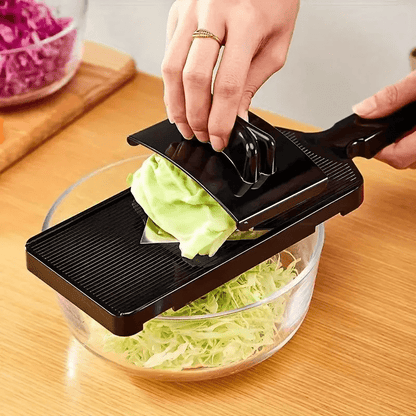 Résultat émincage chou avec mandoline cuisine professionnelle
