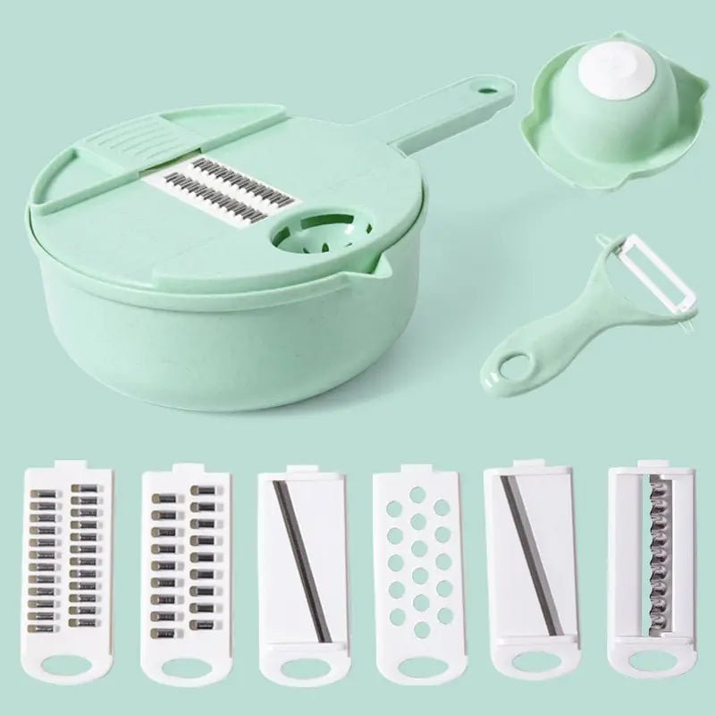 Résultats de râpage avec mandoline cuisine manuelle
