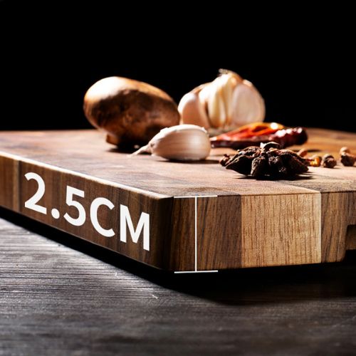  Planche à découper bois double face - détail épaisseur robuste
