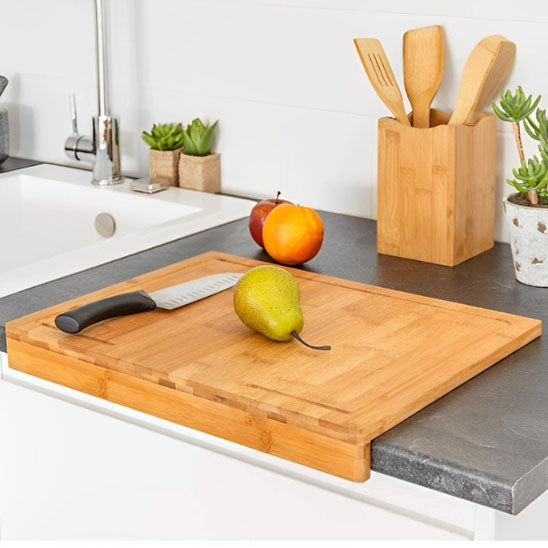 Planche à découper bois polyvalente
