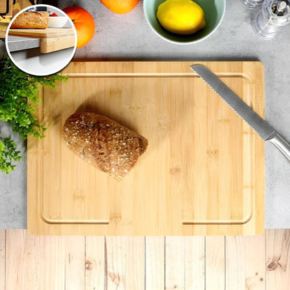 Planche à découper bois grande surface stable
