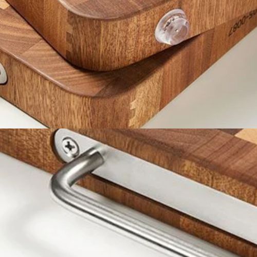Planche à découper en bois luxe pour cuisine professionnelle