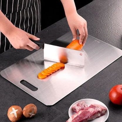 Planche a decouper titane portable pour carottes
