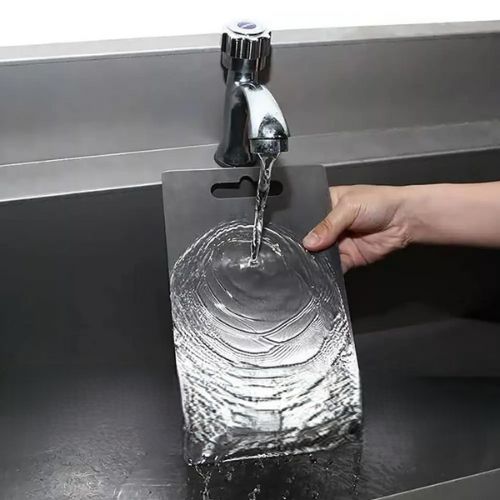 Planche a decouper titane portable facile à laver
