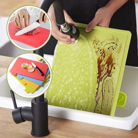 Planche a decouper plastique facile à nettoyer
