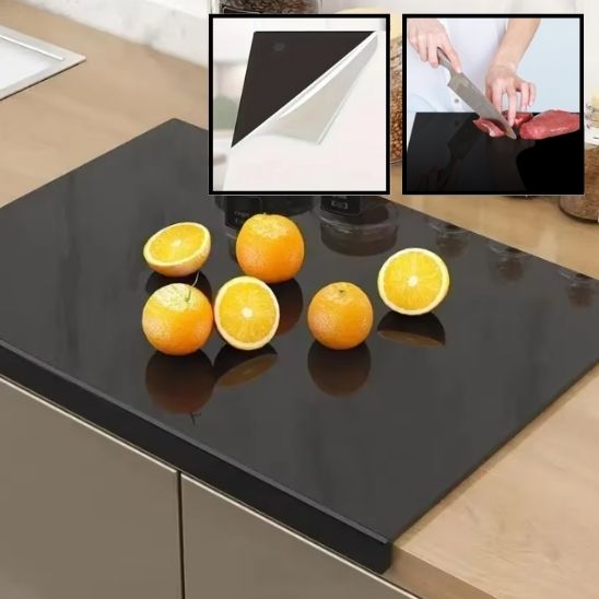 Planche a decouper acrylique polyvalente pour tous aliments
