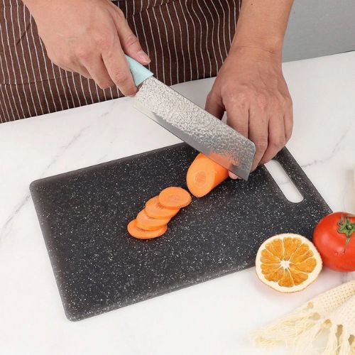 Planche a decouper plastique marbre pour carottes
