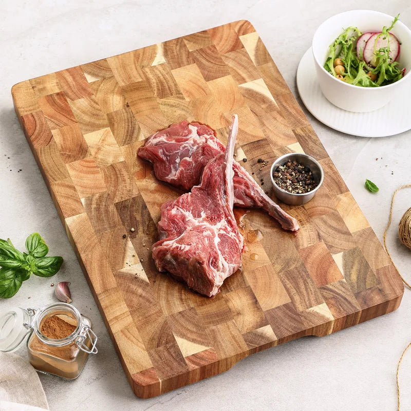 Planche a decouper acacia pour viande
