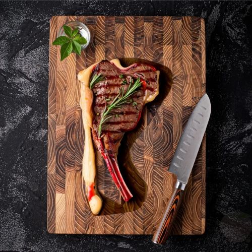 Planche bois a decouper luxe cadeau premium
